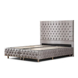 Lit Coffre Bella Gris