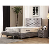 Lit Coffre Bella Gris