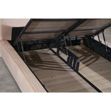 Lit Coffre Lovely - Velours Taupe
