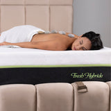 Matelas Fresh Hybride Aloe Vera Angels - 27 cm - Hybride - Confort 5 Zones