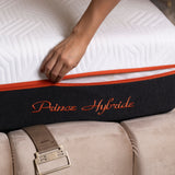 Matelas Prince Hybride Angels - 25 cm - Déhoussable et Lavable - Confort 5 Zones