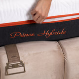 Matelas Prince Hybride Angels - 25 cm - Déhoussable et Lavable - Confort 5 Zones