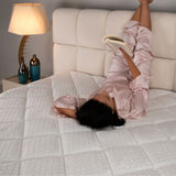 Matelas Teddy White Angels - 30 cm - Surmatelas Peluche - Confort Douillet