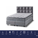 Lit Coffre QUATTRO avec Matelas 30 cm & Surmatelas Intégré –