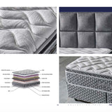 Lit Coffre QUATTRO avec Matelas 30 cm & Surmatelas Intégré –