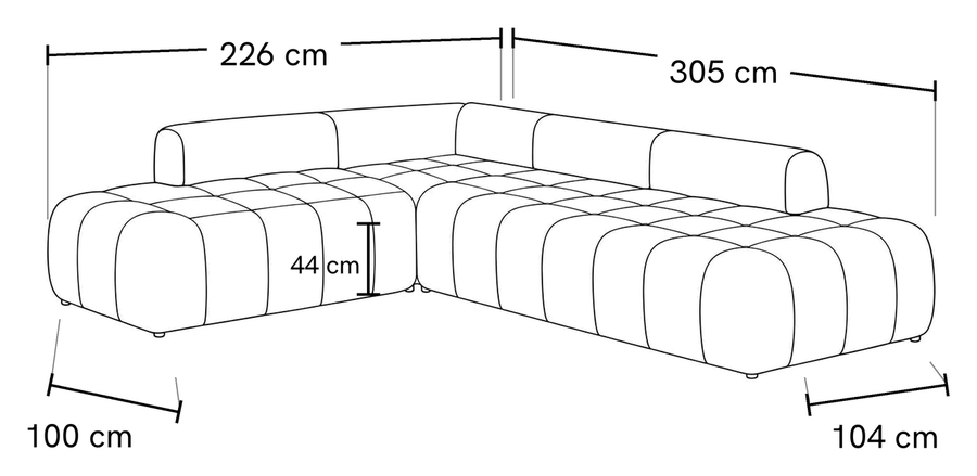 Schéma des dimensions de Liyah