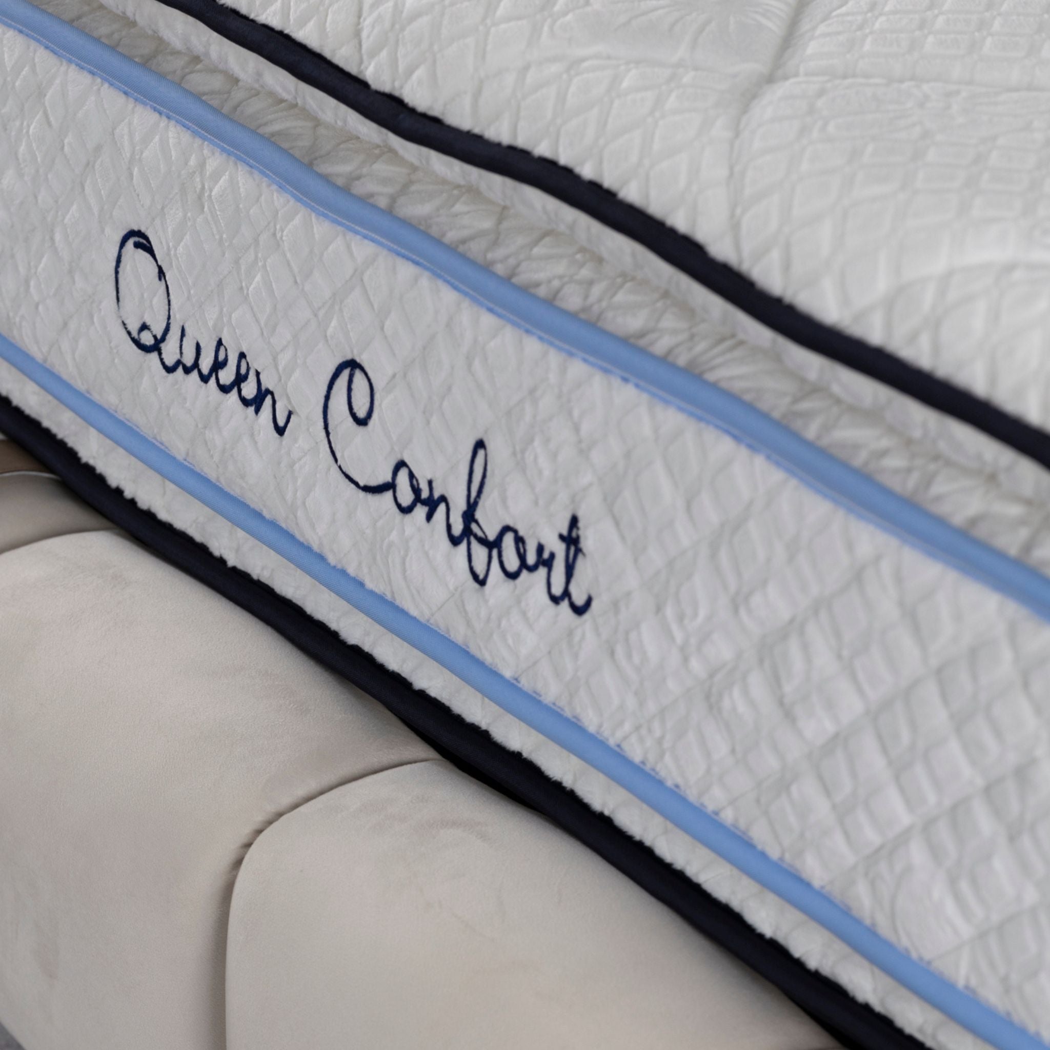 Matelas Queen Confort Angels - 34 cm - Double Surmatelas - Confort 5 Zones