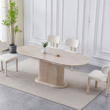 Table à Manger Vanessa – Avec Rallonge – Plateau en Céramique – 160 à 200 cm